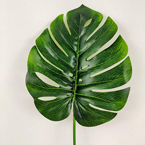 Folhagem Costela de Adao Haste Planta Artificial 75x32cm