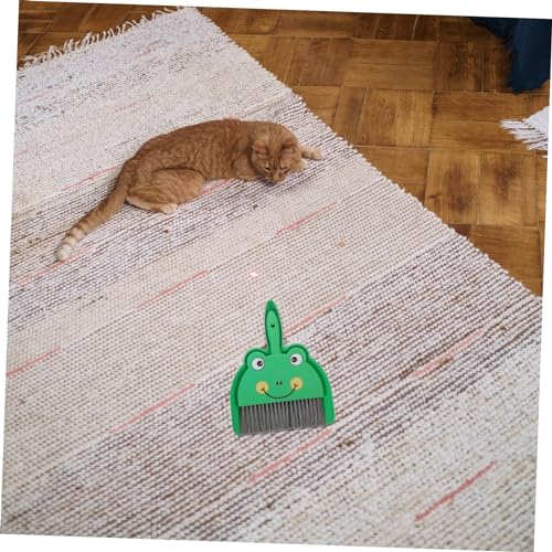 SAFIGLE 1Satz Mini Reinigungsbesen Set Kehrschaufel und Tischbürste für Haushalt und Auto und Platzsparend für Reinigung von Schreibtischen Betten und Innenräumen – Bild 8