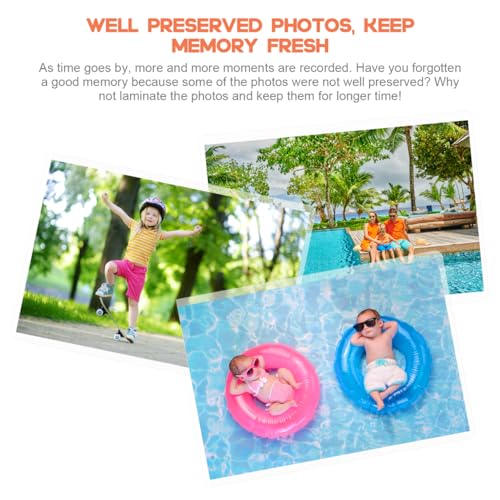 Feuilles de plastification transparentes Gadpiparty A4 plastifier document 200pcs