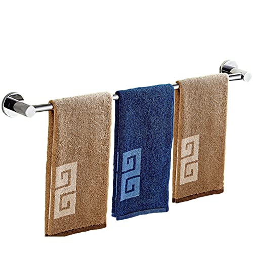 Lonmrrton Rieles para toallero de Acero Inoxidable, toallero Individual montado en la Pared para baño y Cocina, Colgador de Torre con Acabado Plateado Pulido, 40 cm-120 cm Opcional (Size : 100cm)