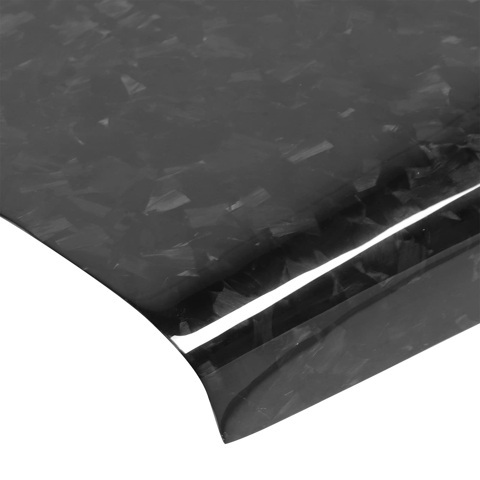 Trockene Carbonfaser-Abdeckung für 2018-2021, Marmoroptik | Originale Passform, Klebeinstallation ohne Bohren, - und kratzfest, für Konsole und Lüftungsgitter.
