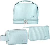 Vista 1 de Bolsa de cosméticos, Azul bebé, Lindo