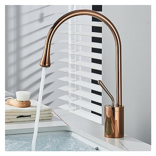 Évier de cuisine robinet mitigeur or rose avec pulvérisateur extractible orientable - 2