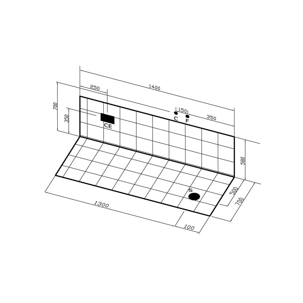 Vasca da Bagno rettangolare in acrilico sanitario dimensioni cm 140x70 150x70 160x70 170x70 colore bianco Aqualife Volupia Made in Italy (Pannello frontale, CM 150X70)