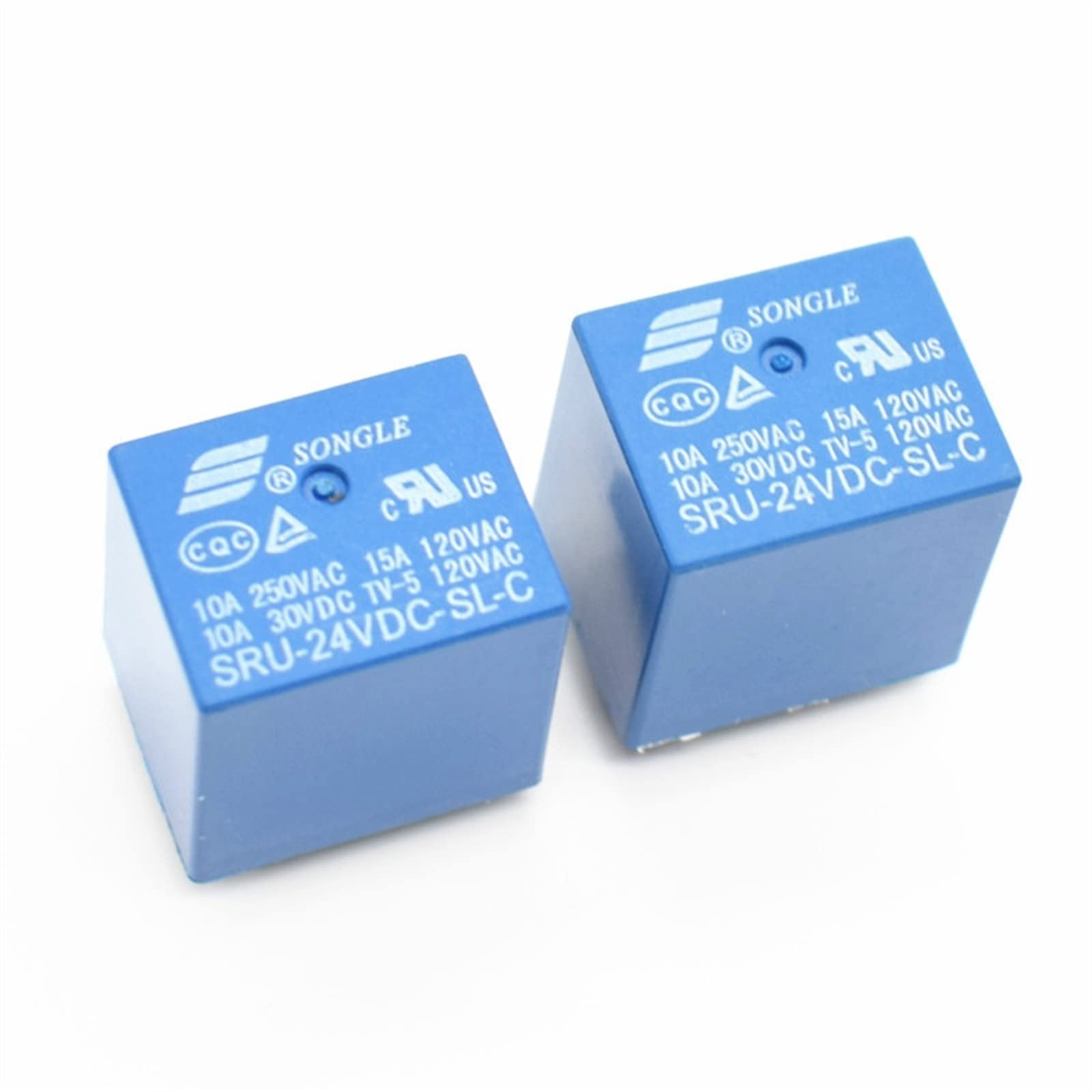 GJZIFGFWQ 1pcs Power Relays SRU-24VDC-SL-C 10A 250VAC 30VDC 5PIN