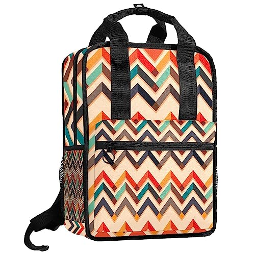 Sac à dos pour garçons et filles 35.5x26cm cartable multicolore à bretelles réglables