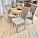 Evelots Dining Room/Kitchen Chair Cover/Protector-2 Pack- Heavy Duty Clear PVC Vinyl-No Dust/Spill/Pet Hair/Pet Claws, Easy Clean Slipcover
