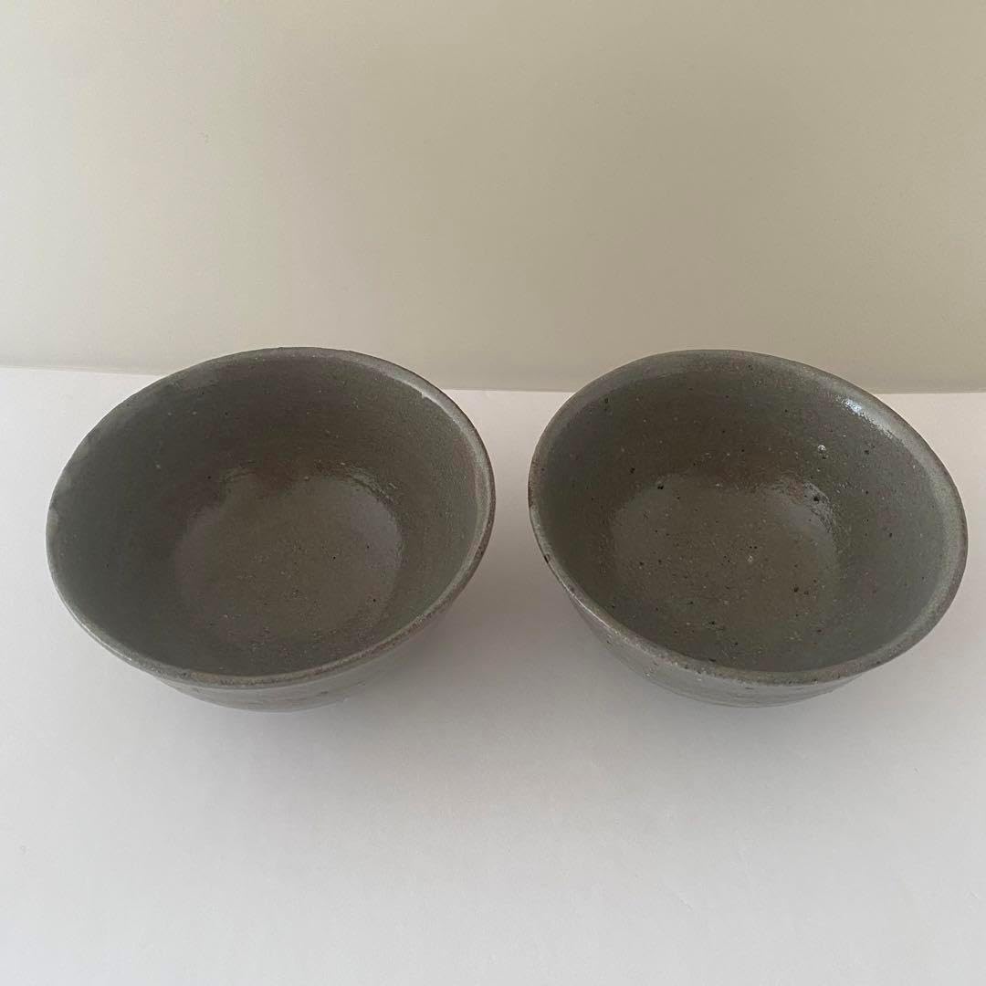 寒川義雄 茶碗 飯碗 2個セット 寒川義雄さん 【公式通販】 寒川義雄 飯碗 グレー 2点セット