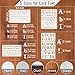 1/3, 1/2, 3/4, 1, 2 Inch Letter Stencils for Painting, 28 Pack Reusable Plastic Alphabet and Number Stencils for Crafts Art Projects