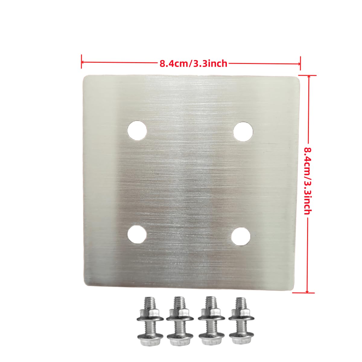 Depósito de combustible de 10 L, bidón de combustible de 2.6 galones para motocicleta, SUV, ATV, coches, barcos, todoterreno, (soporte THLH-10L 304ss negro)