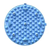 Fußmassage Punkte Matte - Ergonomische Entspannung,Fußmassage Waling Runde Matte | für Frauen Männer Ältere Erwachsene Dusche Wohnzimmer Schlafzimmer Badezimmer Wohnheim Party