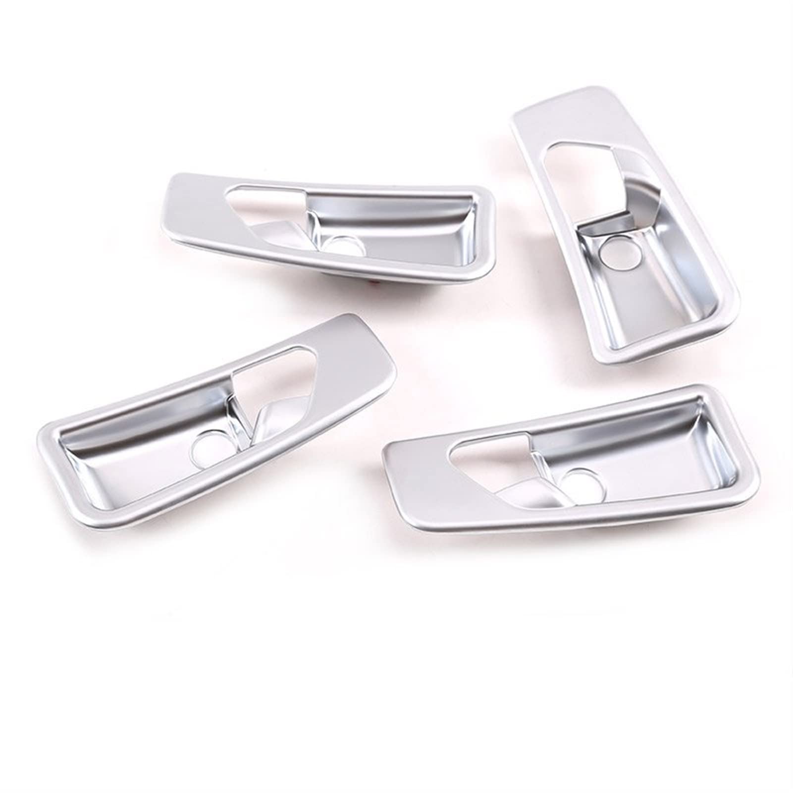 Zynther 1 Inside Door Latch Handle Silver Carbon Fiber Car Inner Door Handle Bowl Decoration Cover Stickers Car Accessories For Benz G Class W463 2007-2018(1)