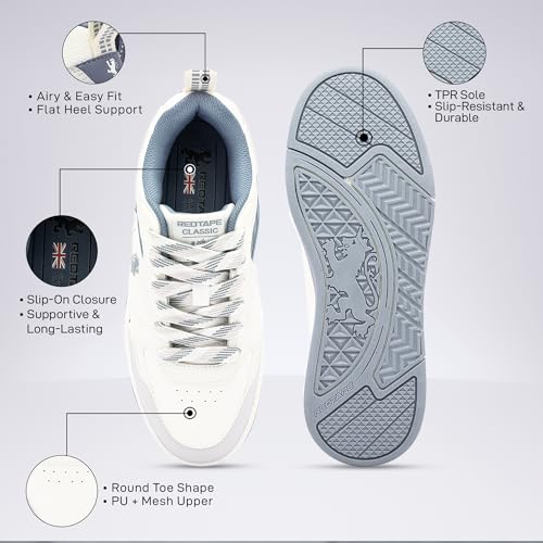 Image of Red Tape Women's Lifestyle Sneakers | Effortless Style Meets Comfort