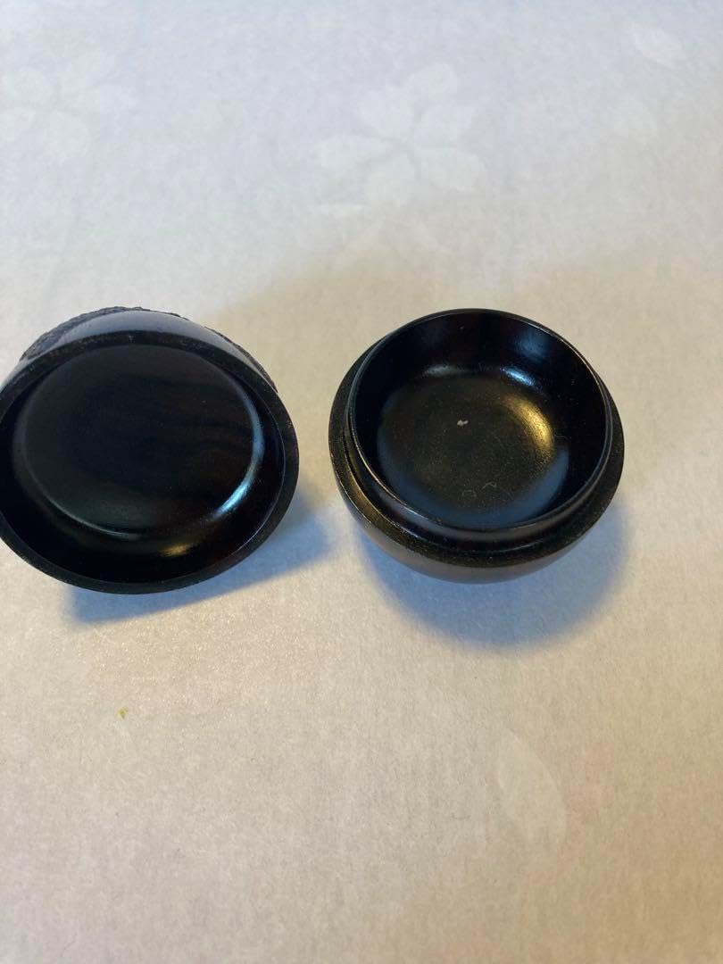 香合　湖彩作　黒檀の茄子香合　木箱付き 香合 湖彩作 黒檀の茄子香合 木箱付き 香合 湖彩作 黒檀