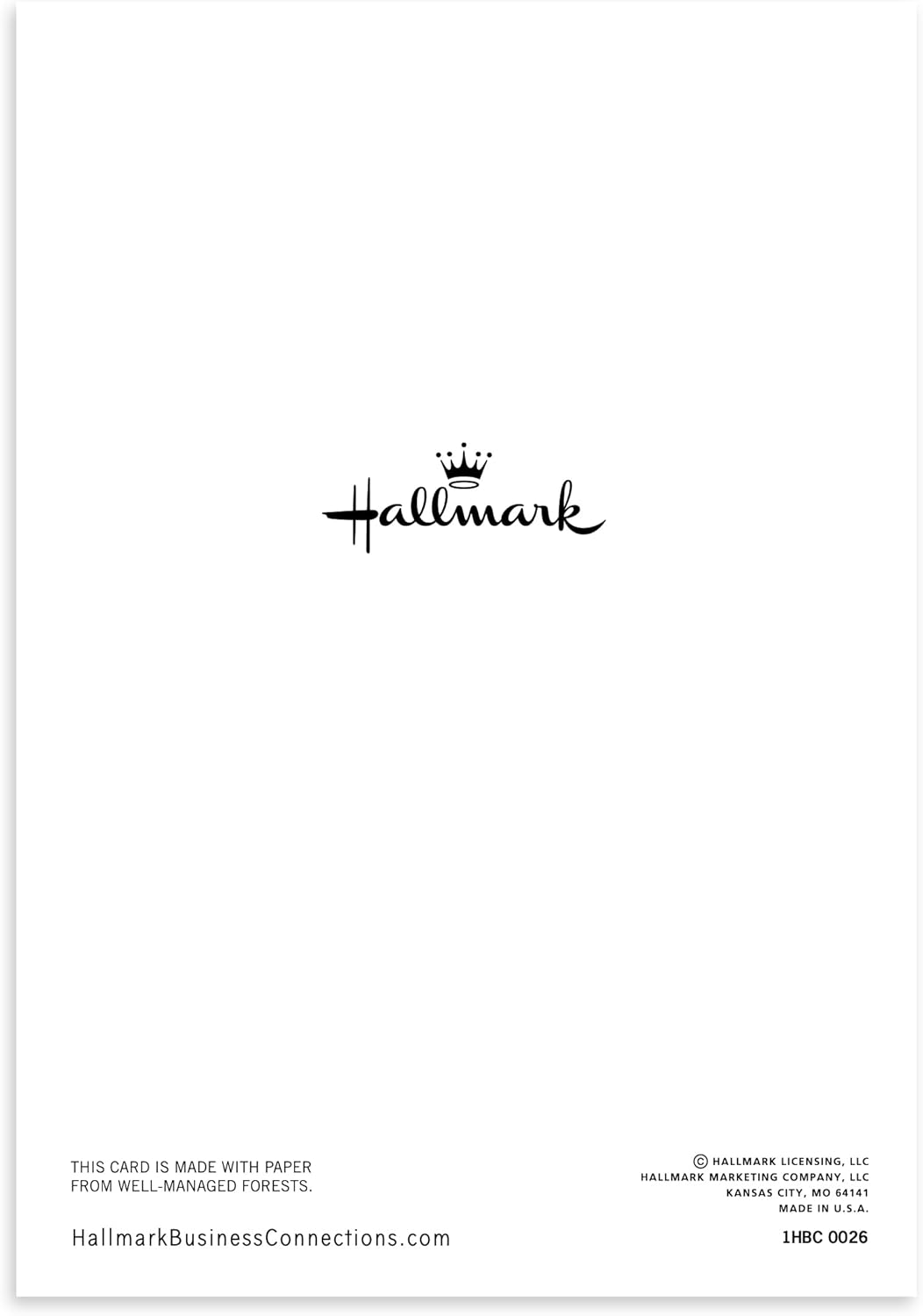 Hallmark Business Bulk 25 Pack Appreciation Cards for Employees (Here's to You Applause), 5 x 7 Cards, Message Inside, Envelopes Included