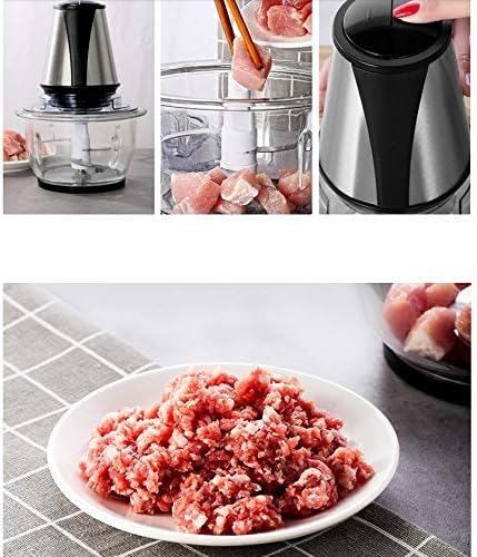 Meat Grinder Household Small Meat Mincer Fully Automatic Glass Cooking Filling Machine Dumpling Filling