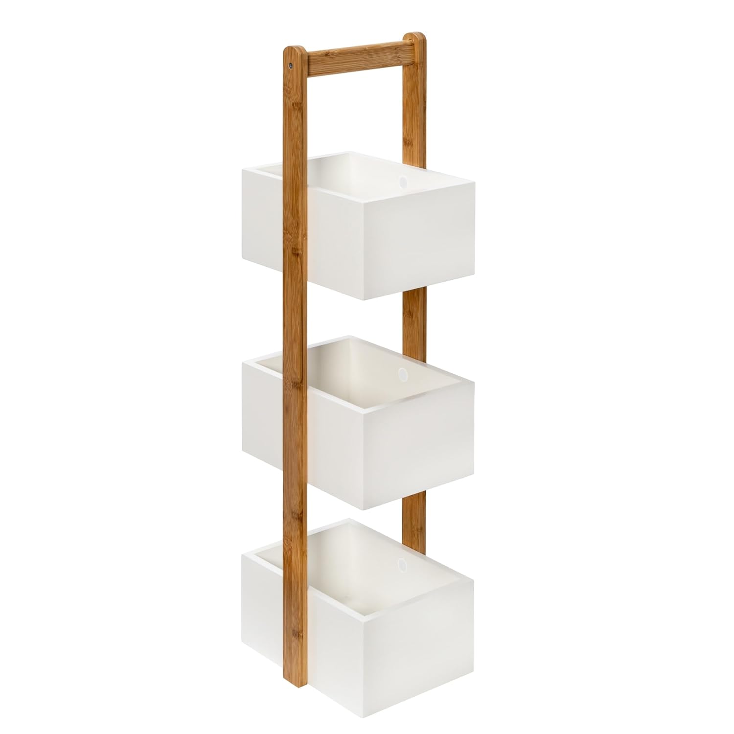 Honey-Can-Do 3-Tier Storage Caddy BTH-08790 Natural 30 lbs
