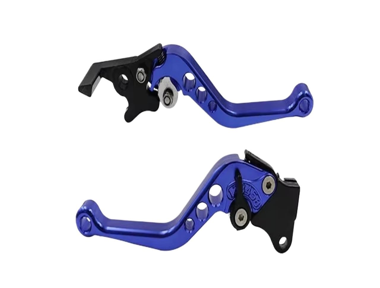 ZhanNuoBHd Brake Clutch Lever for Crf250x 125 Motorcycle Brake Handle Motorbike Modification CNC Clutch Drum Handle Adjustable Handlebar Set(Blue)
