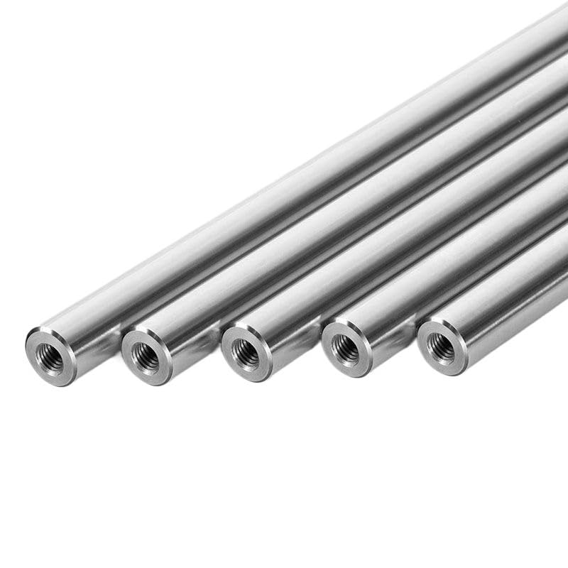 Arbre Linéaire Trempé Chromé, Diamètre Extérieur 8-16 Mm, Longueur 100-550, avec Extrémités Filetées, 400(Od16mm(m6x12mm),150mm)
