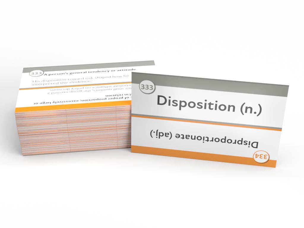 LSAT Vocabulary Study Cards: LSAT Vocab Prep and Practice [Full Color Cards]