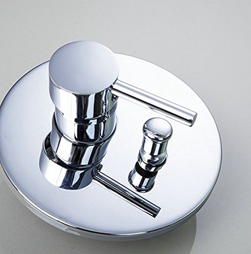 Ensemble de douche pluie LED résistant au calcaire avec pommeau en laiton