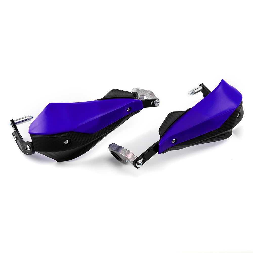 Protège-mains APEBAZY pour motos tout-terrain 7/8« 22 mm et 1 1/8 » 28 mm avec protège-mains pour motos tout-terrain Compatibles avec les motos tout-terrain, les motos de cross (Bleu)