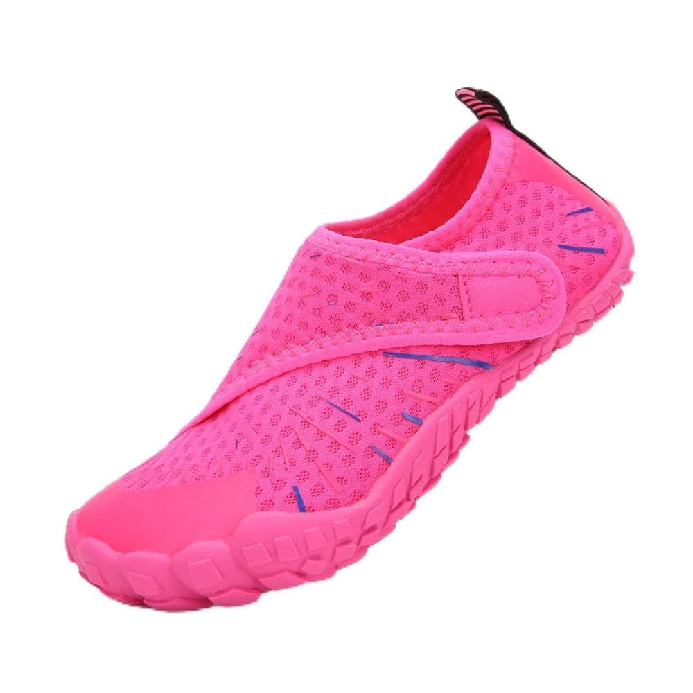 Mateju Zapatos de Agua Niño Niña Escarpines Zapatos de Natación de Verano Zapatillas de Agua Playa Velcro Antideslizantes Secado Rápido Deportes Acuáticos Surf
