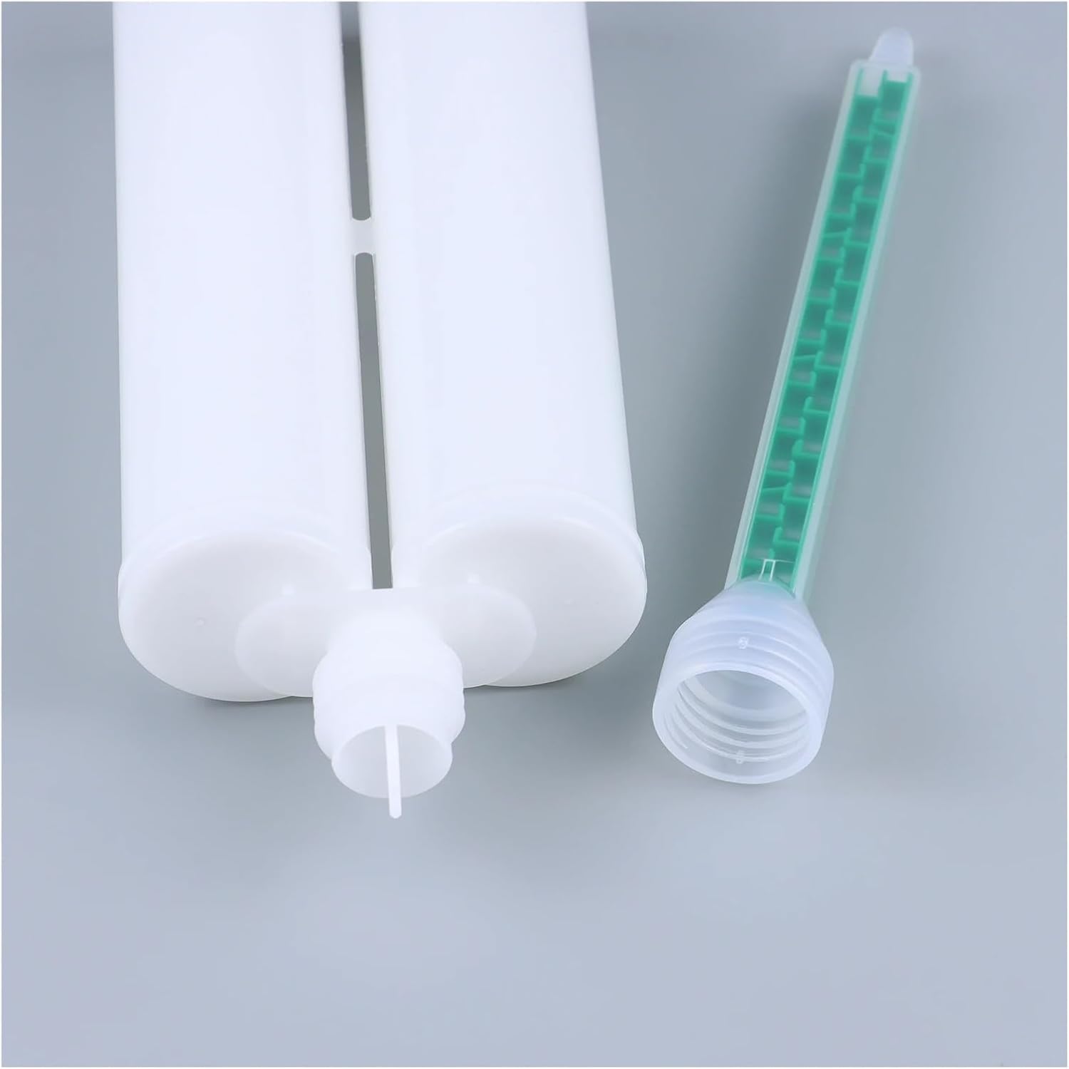 150pcs Epoxy Mixing Nozzle Adhesive Static Mixing Nozzle Tip Resin Mixer Adhesive Cartridges Tip Mixer Nozzles (1:1/1:2 Ratio)