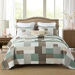 Green/Sandy Brown/White