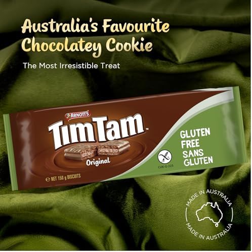 Arnott’s Tim Tam Gluten Free Milk Chocolatey Cookie, Original Flavour 150g - 4