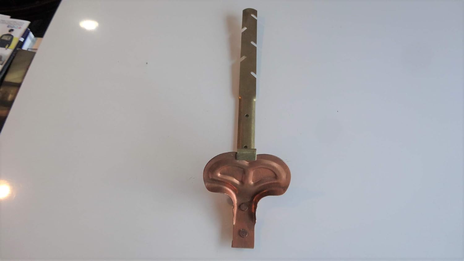 Copper Snow Guard with Supporting Bracket