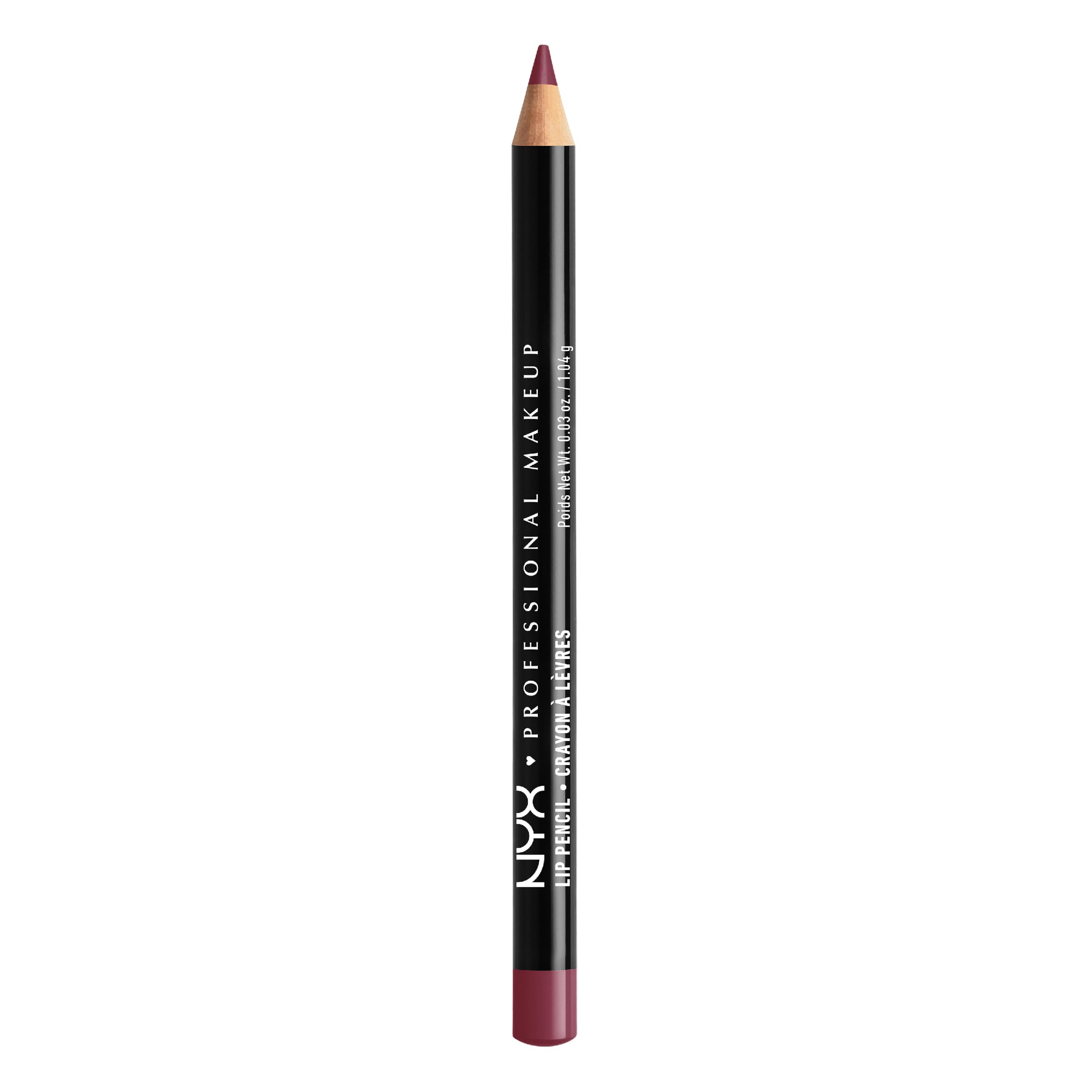 NYX Professional Makeup Lip Liner Slim Lip Pencil, Long-Wear, 834 Prune