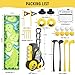 VROGTIK Toddler Golf Set with Cart, 4 Upgraded Handle Clubs, 47.2
