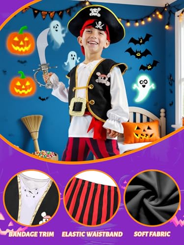 Disfraz de Pirata para Niños con Accesorios miniatura 4