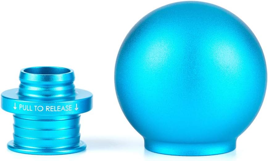 ACUITY Instruments Poco Low-Profile Shift Knob in Satin Teal Anodized Finish (M10x1.5 Thread)