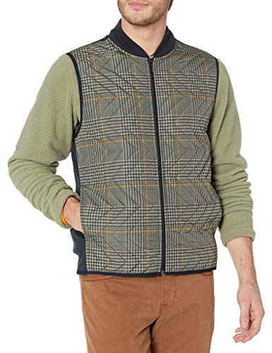Perry Ellis Men's Quilted Nylon Vest, Dark Sapphire, XX Large