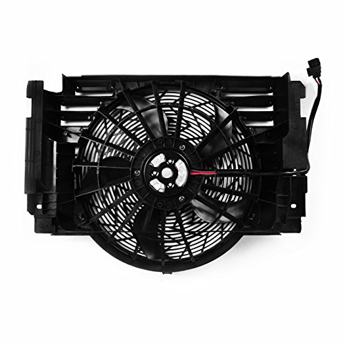AKKON - for BM3020102 Radiator AC Condenser Pusher Cooling Fan Assembly for 2000-2006 X5 E53 01 02 03 04 05
