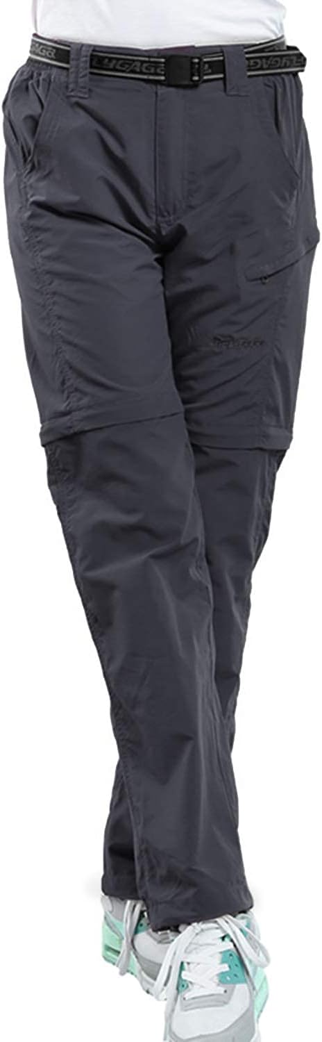 FLYGAGA Women's Zip Off Trousers Hiking Trousers Convertible Trousers Outdoor Breathable Quick Dry Cargo Pants for Summer Autumn