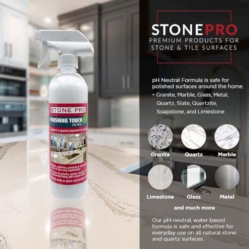 Stone Pro Marble and Granite Cleaning Kit – Premium Cleaning & Polishing Solution with Crystal Clean, Finishing Touch, & Cleanning Towels - Image 5