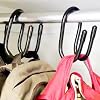 AUXPhome 2 Pack Backpack Hanger for Closet, Strong Bag Hanger Purse Organizer Hooks, Large Closet Hooks for Hanging Handbags,Belts,Hat,Laptop Backpack,Jeans,Travel Bag – Hold Up 20 Lbs