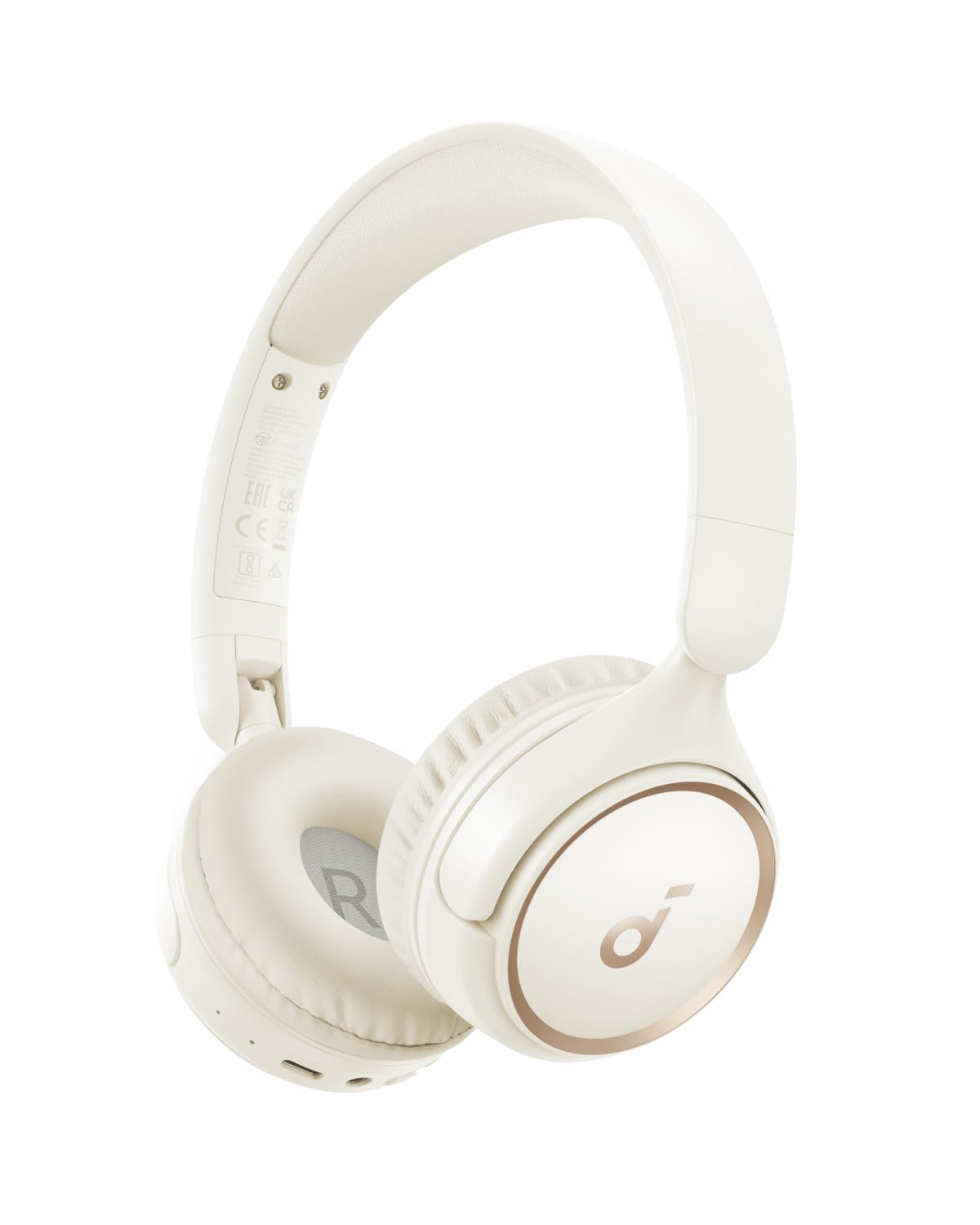 soundcore By Anker H30i Wireless On-Ear Headphones, Foldable Design, Pure Bass, 70H Playtime, Bluetooth 5.3, Lightweight and Comfortable, App Connectivity, Multipoint Connection White
