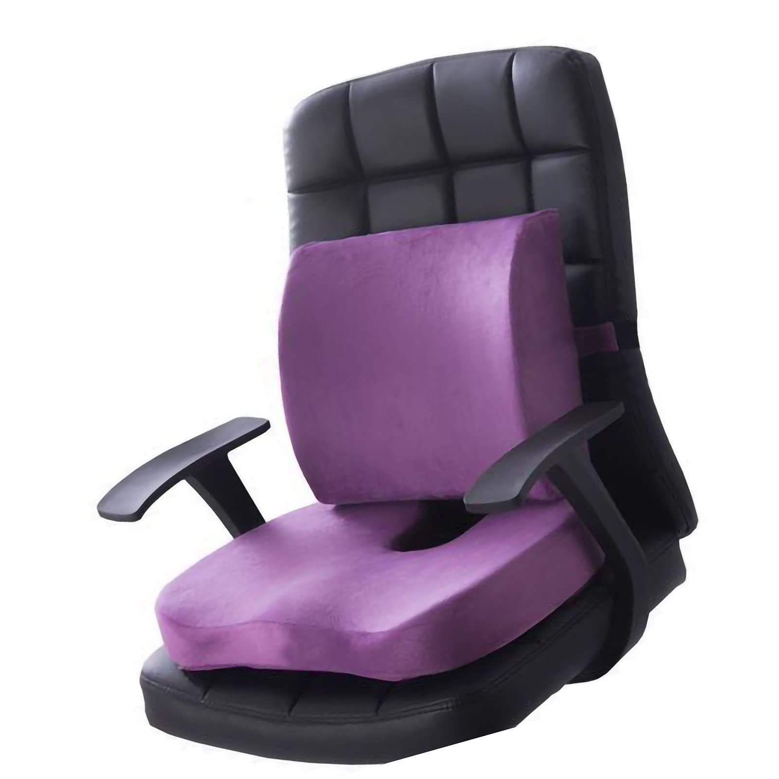 Fdit Cojín de Soporte Lumbar para Silla de Oficina y Asiento de Coche,