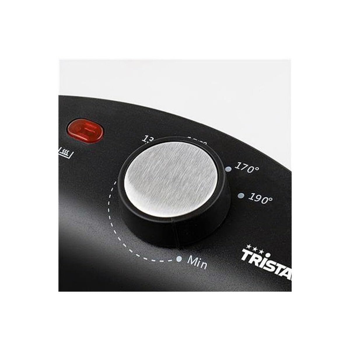 Tristar - Freidora inoxidable negra 3 litros 6898PR