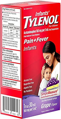 Tylenol Infant Drops - Grape - 1 Oz Pack Of 2 #TOP5