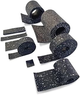 Paski gumowe REGENERAT - szerokość: 50 mm do 300 mm - Grubość: 3 do 10 mm - Długość: 50 do 1000 mm / Wybór : 100 mm x 1000 mm x 8 mm / Podkładki tarasowe podkładki gumowe podkładki dom ogród
