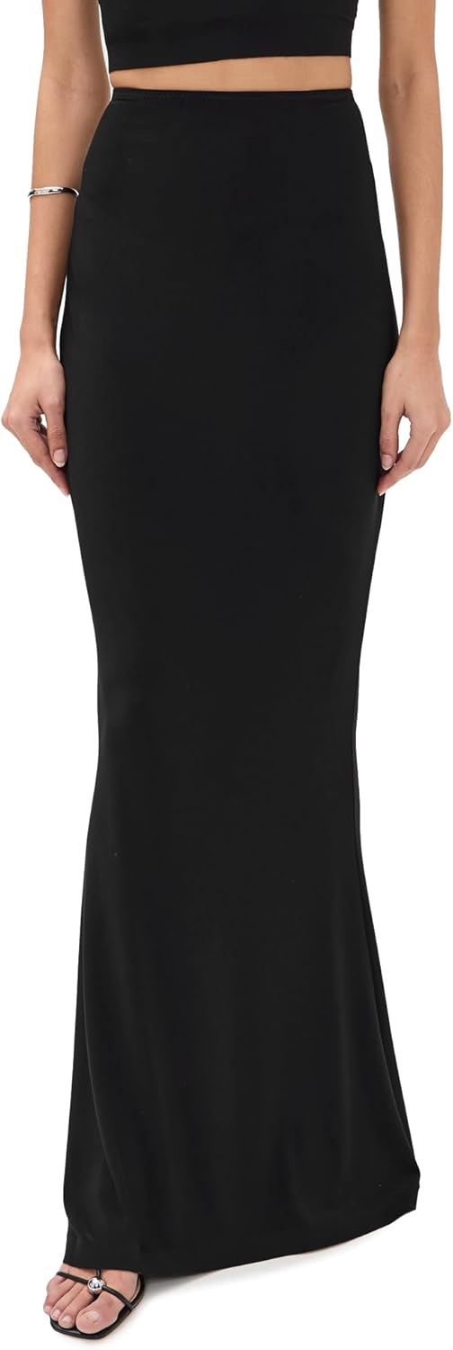 Norma Kamali Women's Obie Long Skirt