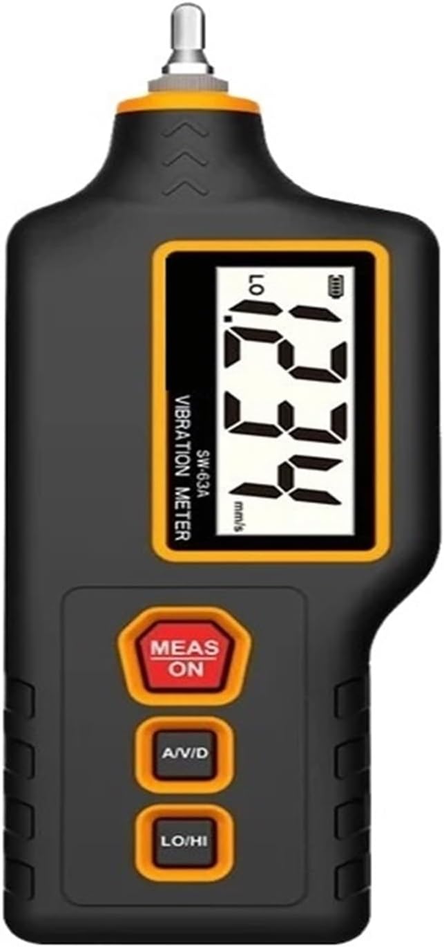 Vibration Meter, Handheld Vibration Meter Digital Vibration Measuring Tool Vibration Instrument SW-65A(SW-63A)