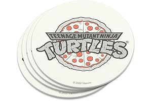Teenage Mutant Ninja Turtles Pizza Coasters - Protect Your Surfaces with Pizzazz
