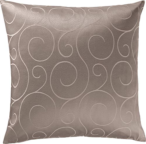 Erwin Müller Kissenhülle, Kissenbezug Oberhausen, Jacquard Ranken Taupe...