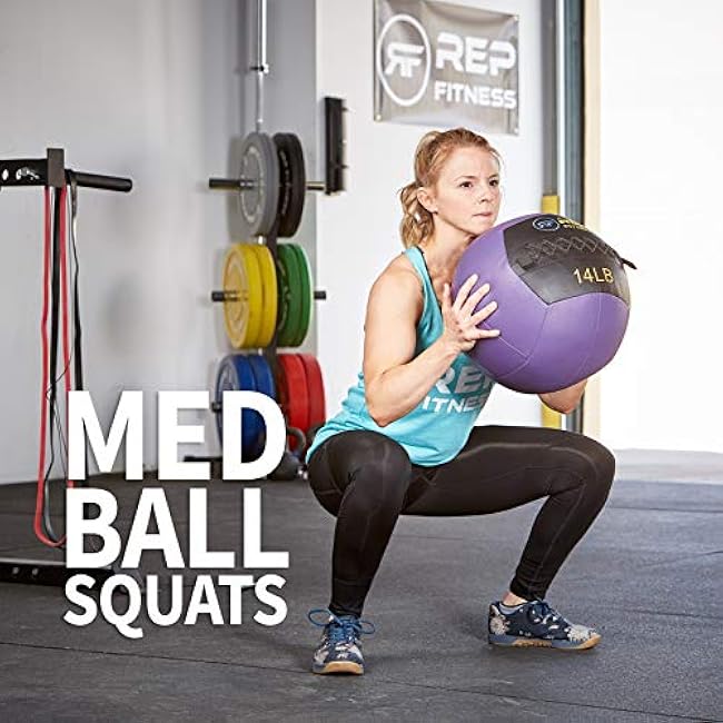 REP Fitness Soft Medicine Ball/Wall Ball for Strength and Conditioning Workouts, Core Exercises, Cross Training